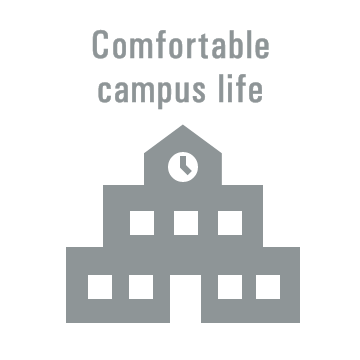 Comfortable campus life