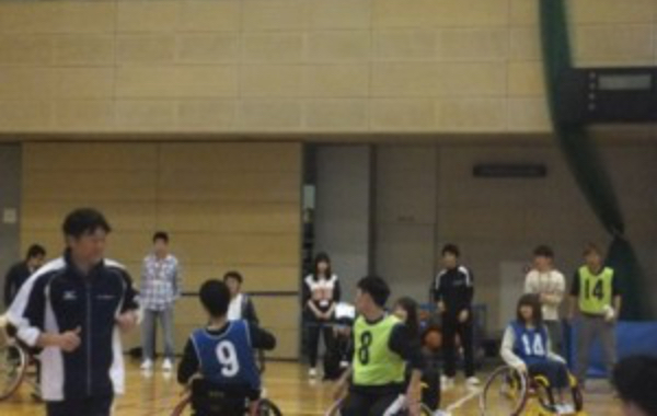 障害者スポーツ体験（車椅子バスケ）