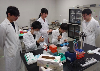 卒業研究の様子