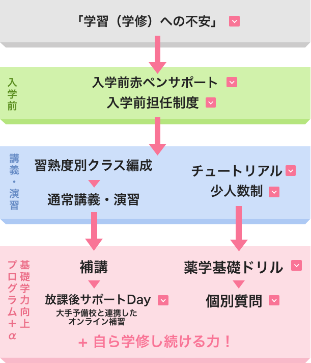 基礎学力向上プログラムマップ